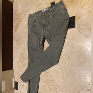 Men’s Zara Olive Chinos Size 32 Slim